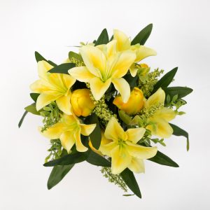 Tigerlily & Tulip Bunch in Yellow